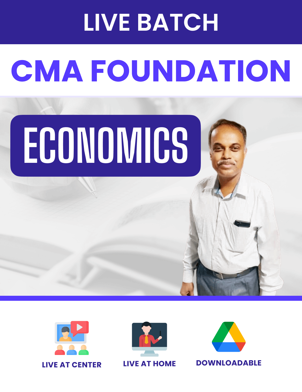 CMA Foundation Economics New Syllabus Batch for June /Dec'24